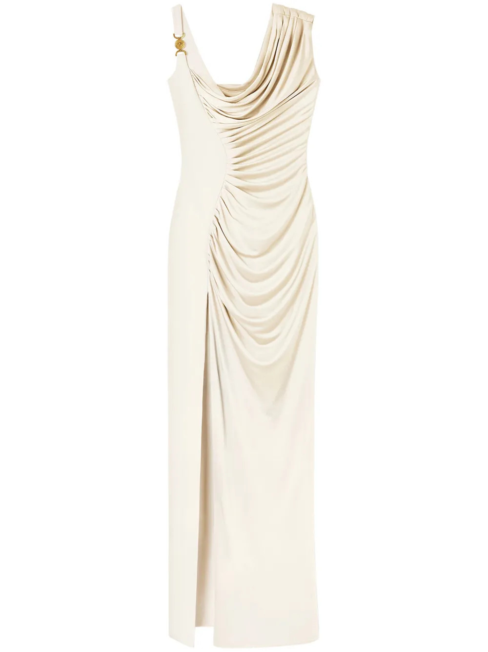 Medusa '95 draped gown | Farfetch Global