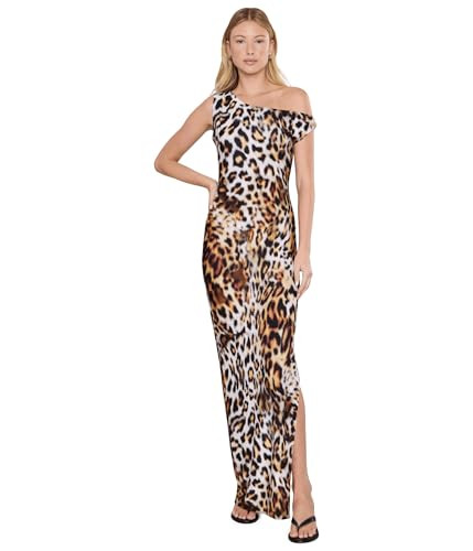 Norma Kamali Women's Drop Shoulder Fitted Gown with Side Slit | Amazon (US)