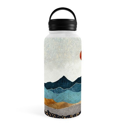 SpaceFrogDesigns Amber Dusk 32 oz Water Bottle with Handle Lid - Society6 | Target