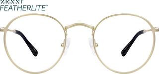 Gold Sepulveda Round Glasses #1125214 | Zenni Optical | Zenni Optical (US & CA)