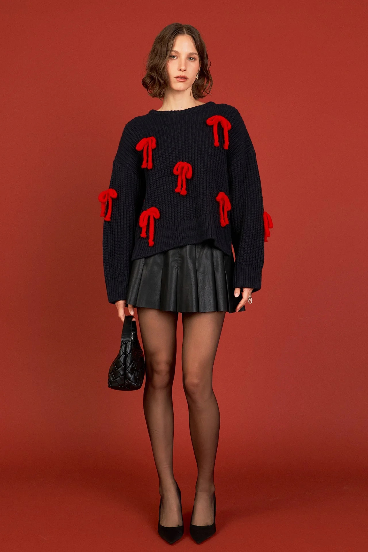 English Factory - Bow Detailed Knit | OBJECTRARE