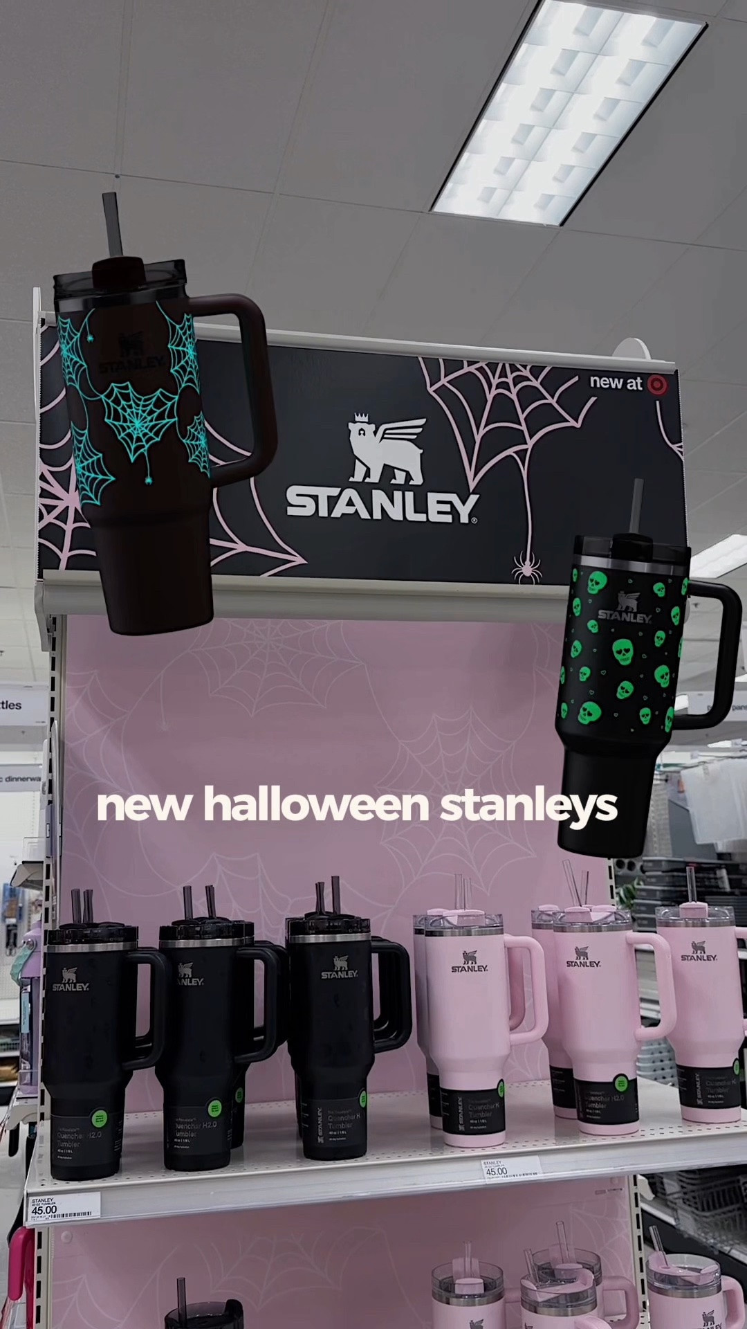 New Halloween Stanley Tumblers at Target!!❤️ These glow in the dark 😍

#halloween #stanley #target #targetfinds #targethome #targetstyle #stanley1913 #stanleytumbler #stanleycup #halloweendecor #waterbottle #home #travel #kitchen #office #coffee @Target

#LTKSeasonal #LTKHome #LTKmorningroutine
