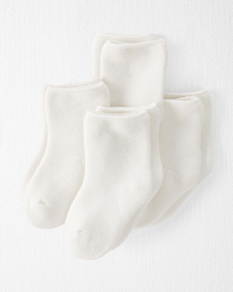 4-Pack Organic Cotton Terry Socks | Carter's