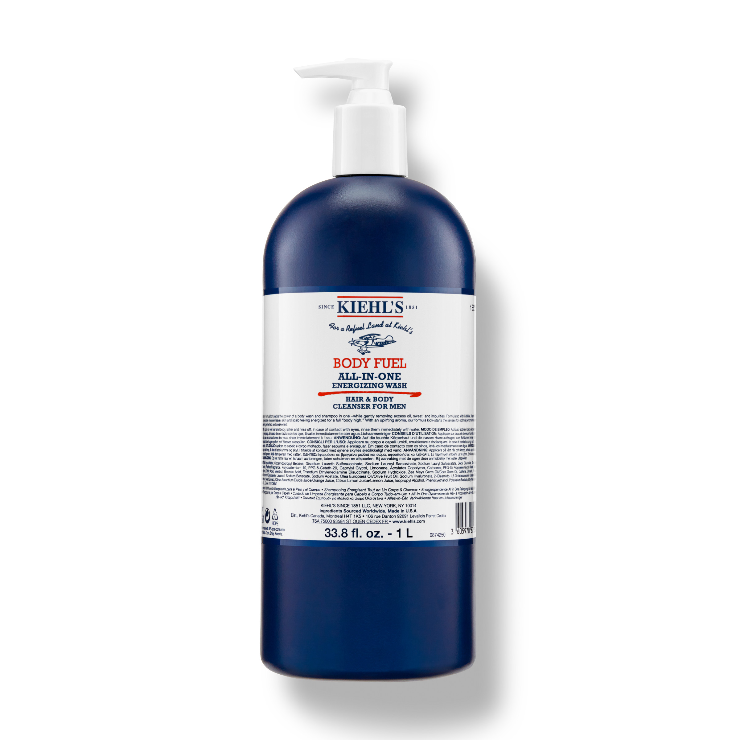 Body Fuel Wash – Hair and Body Wash for Men – Kiehl’s | Kiehl's