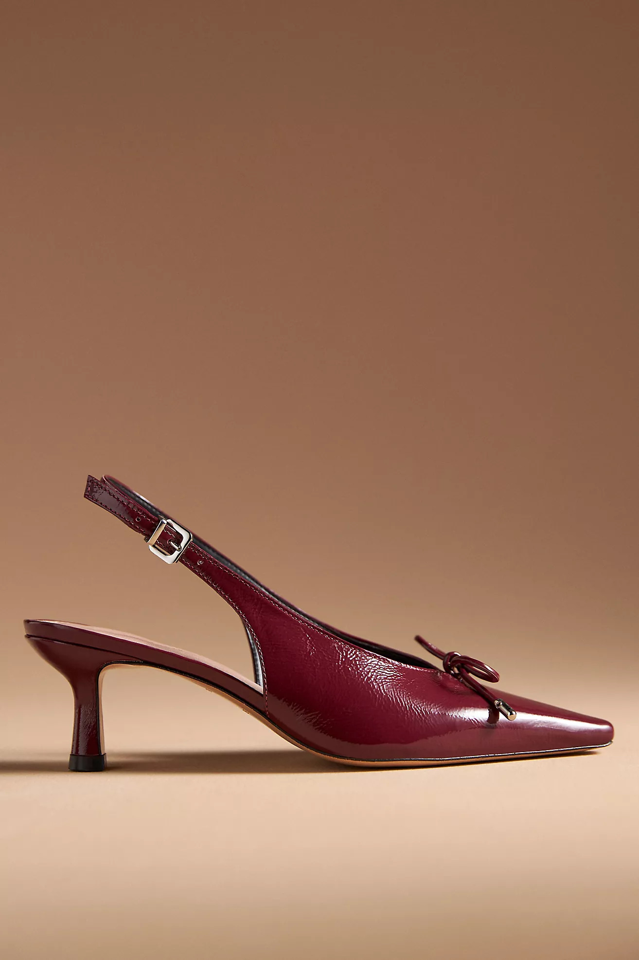 By Anthropologie Snip-Toe Slingback Heels | Anthropologie (US)