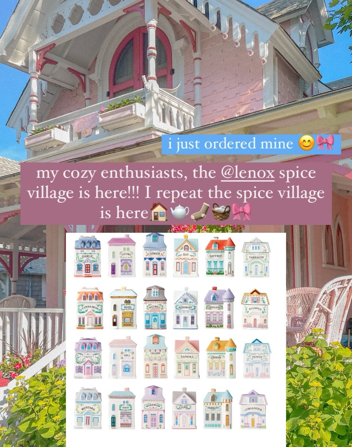 calling all cozy enthusiasts!! the Lenox spice villages are back! 🏠🧺🫖🧦🎀

#LTKFallSale #LTKHome #LTKSeasonal