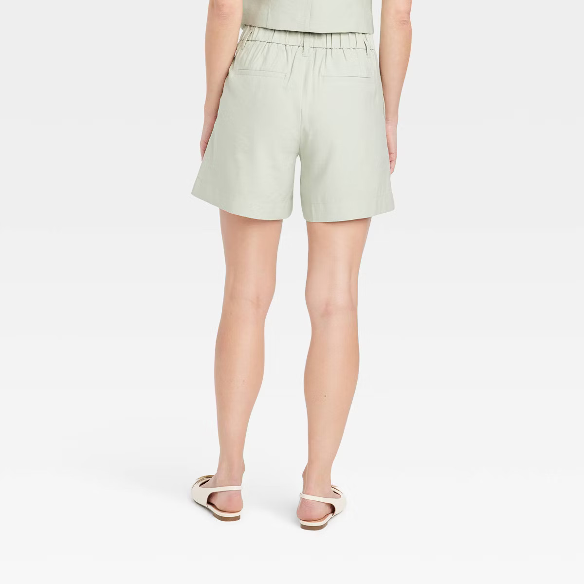 Women's High-Rise Pleated Front Shorts - A New Day™ | Target