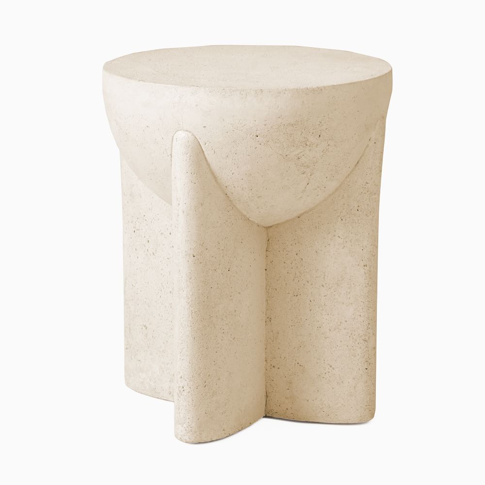 Monti Lava Stone Side Table (14.5&quot;) | West Elm (US)