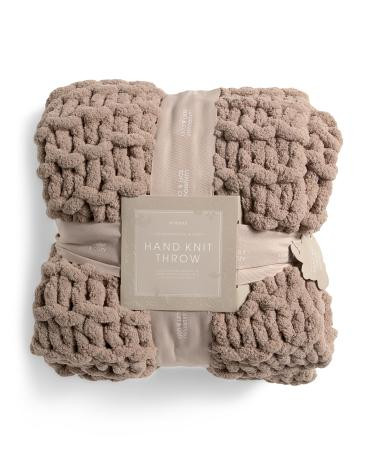 Super Chunky Knit Cozy Throw | TJ Maxx