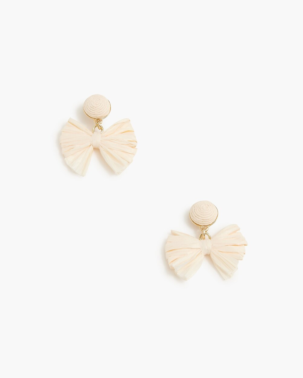 Woven bow statement earrings | J.Crew Factory