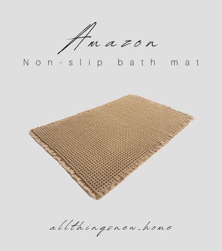 Non-slip waffle weave bath mat 

#LTKHome #LTKFindsUnder50 #LTKStyleTip