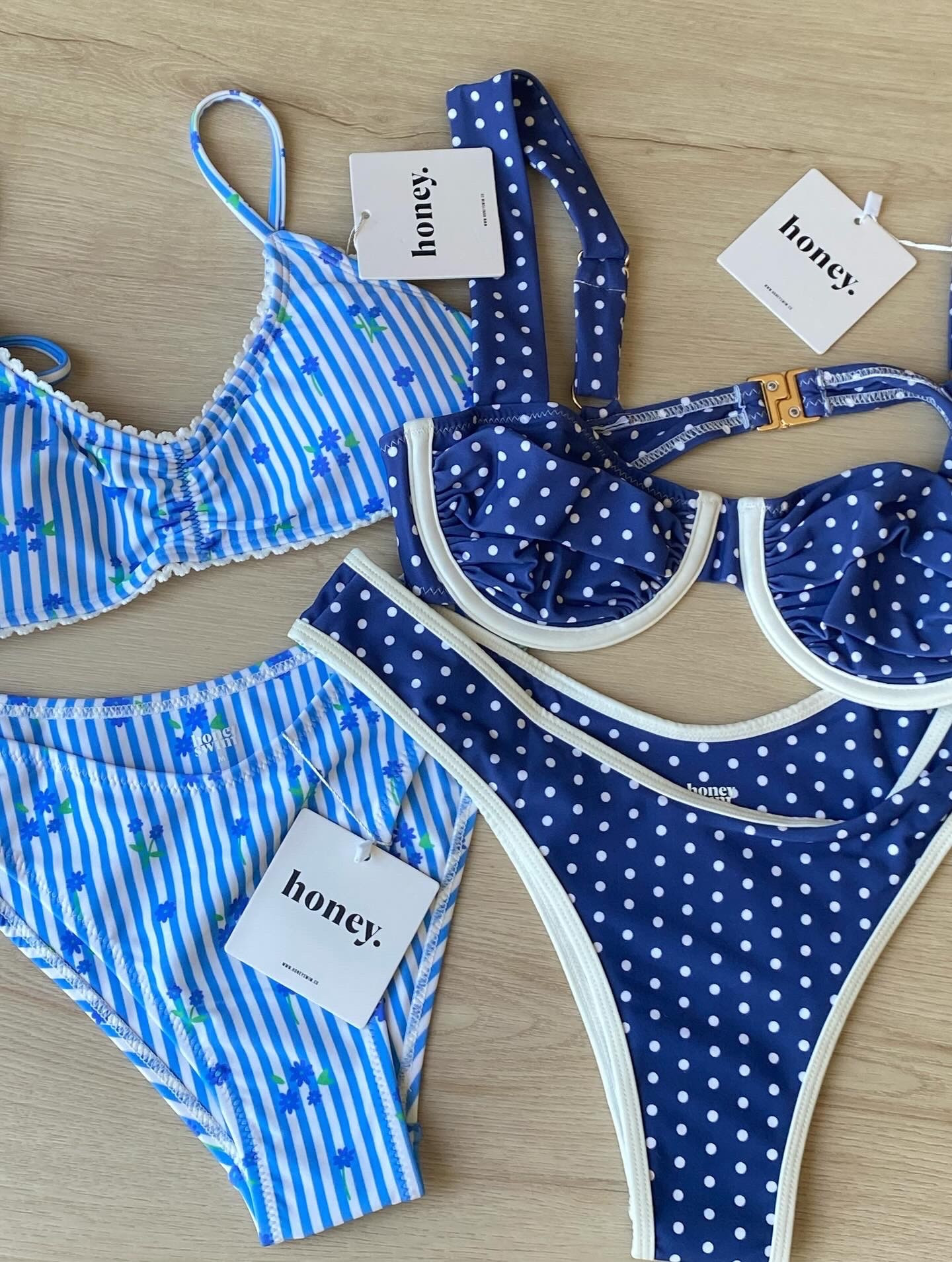 Honey swim bikinis! Last summer collection! Posie and spritz patterns — code KASEY15 🤍

#LTKSeasonal #LTKSwim #LTKFindsUnder100