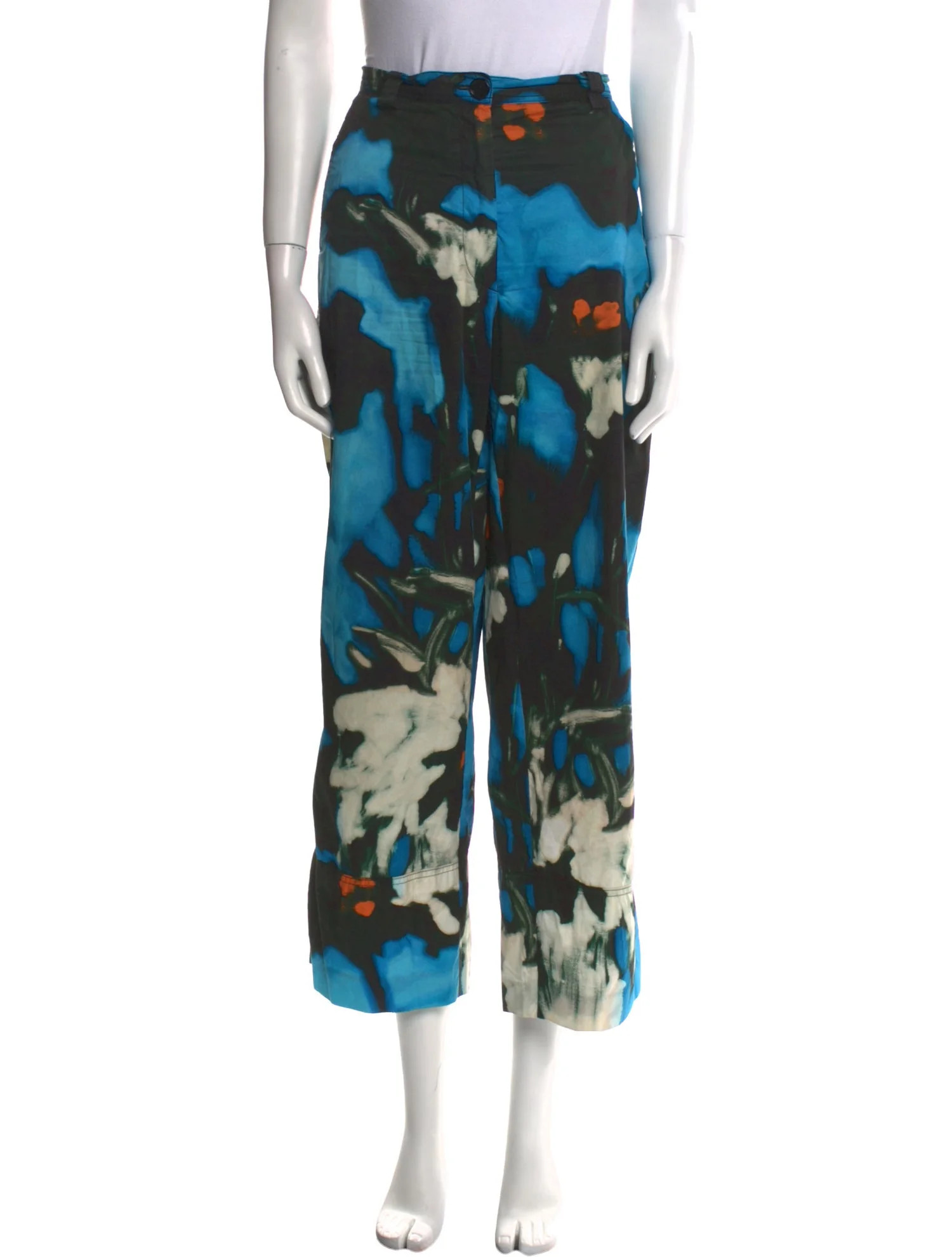 Printed Straight Leg Pants | The RealReal