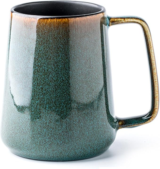 Large Ceramics Coffee Mugs,24 oz,Large Handle Design,Extra Large Tea and Coffee Cup for Office an... | Amazon (US)