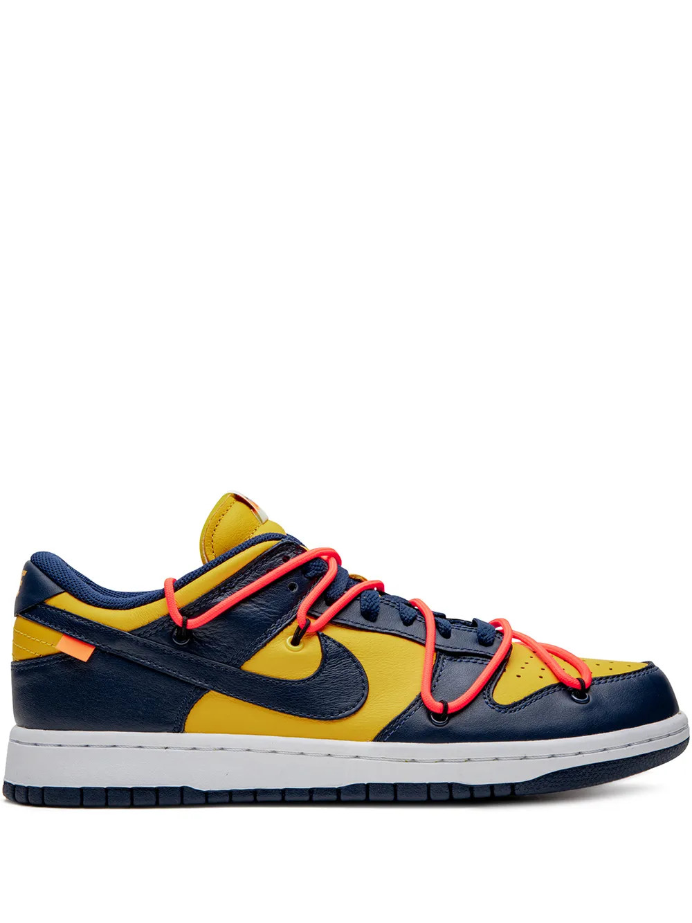Nike X Off-White Dunk Low "University Gold" Sneakers - Farfetch | Farfetch Global