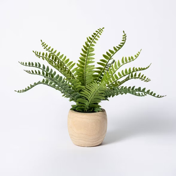 9" x 9" Artificial Fern Arrangement in Pot - Threshold™ | Target