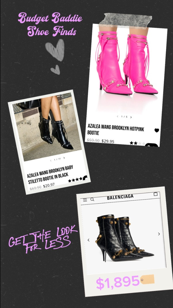 Snag the look without breaking the bank! 💸 These Azalea Wang Brooklyn Booties give you high-end vibes for a fraction of the price. 👢✨ Why pay $1,895 for Balenciaga when you can grab these beauties for less than $30? Hurry, they're on sale now—don't miss out! 💥

Shop now and strut in style. 💅
#BudgetBaddie #ShoeGoals #FashionFinds #StyleSteals #AzaleaWang #BootieLove #SaleAlert #TrendyFootwear #AffordableFashion


#LTKShoeCrush #LTKFindsUnder50
