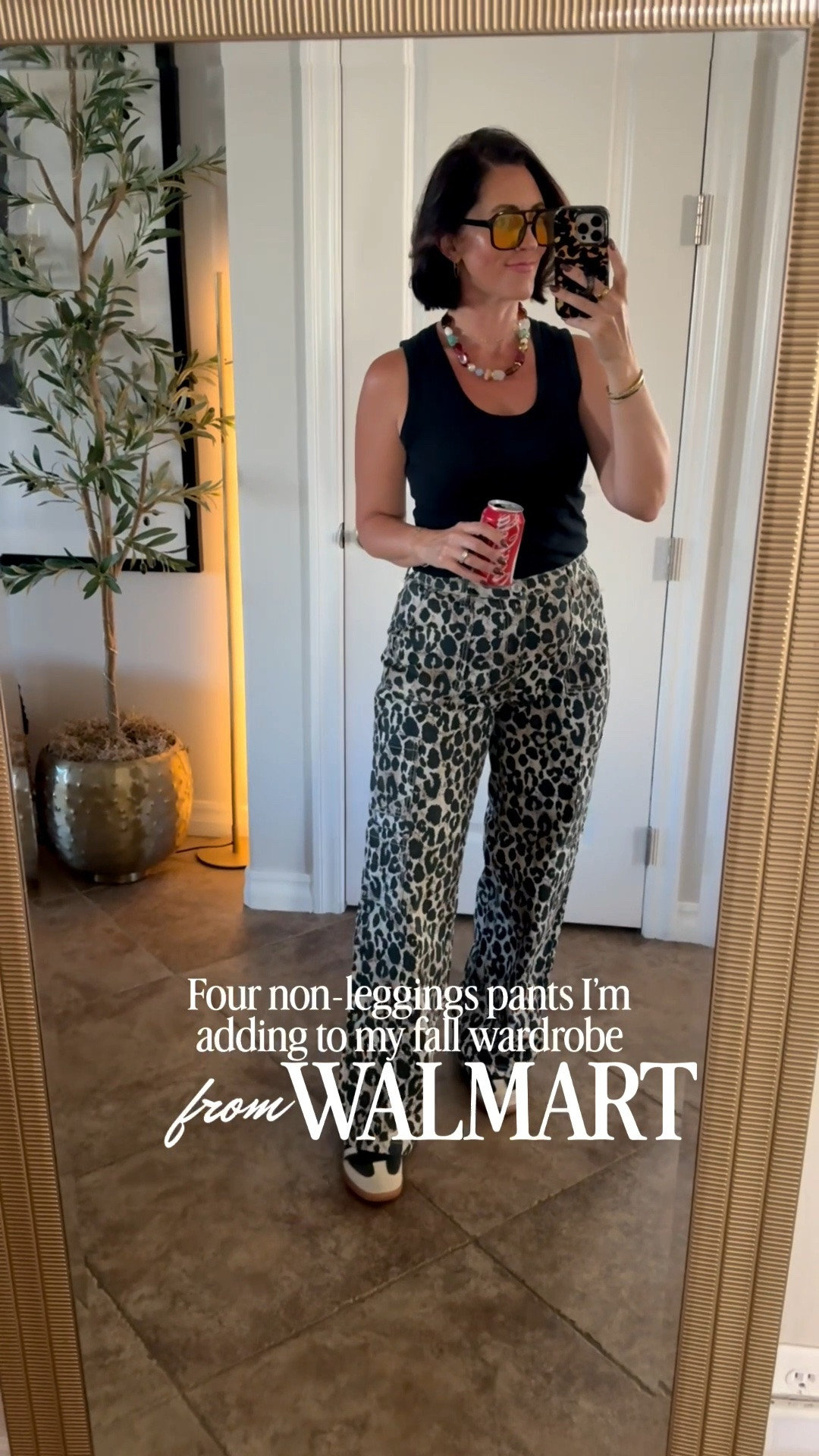 CASUAL FALL STYLE!

4 pairs of non-legging pants for fall, all from Walmart, all $16 🍂 

Leopard, camo and track pants are giving cool sidelines mom energy, and honestly at that price you might as well grab the green AND the red too. Wide leg, comfy, zero effort — exactly what I want for fall.

Wearing size small in everything!


Fall style, casual fall style, Walmart, Walmart fashion, Mom uniform, Amazon, Amazon fashion, outfit ideas ￼

#LTKootd #LTKOver40 #LTKSaleAlert