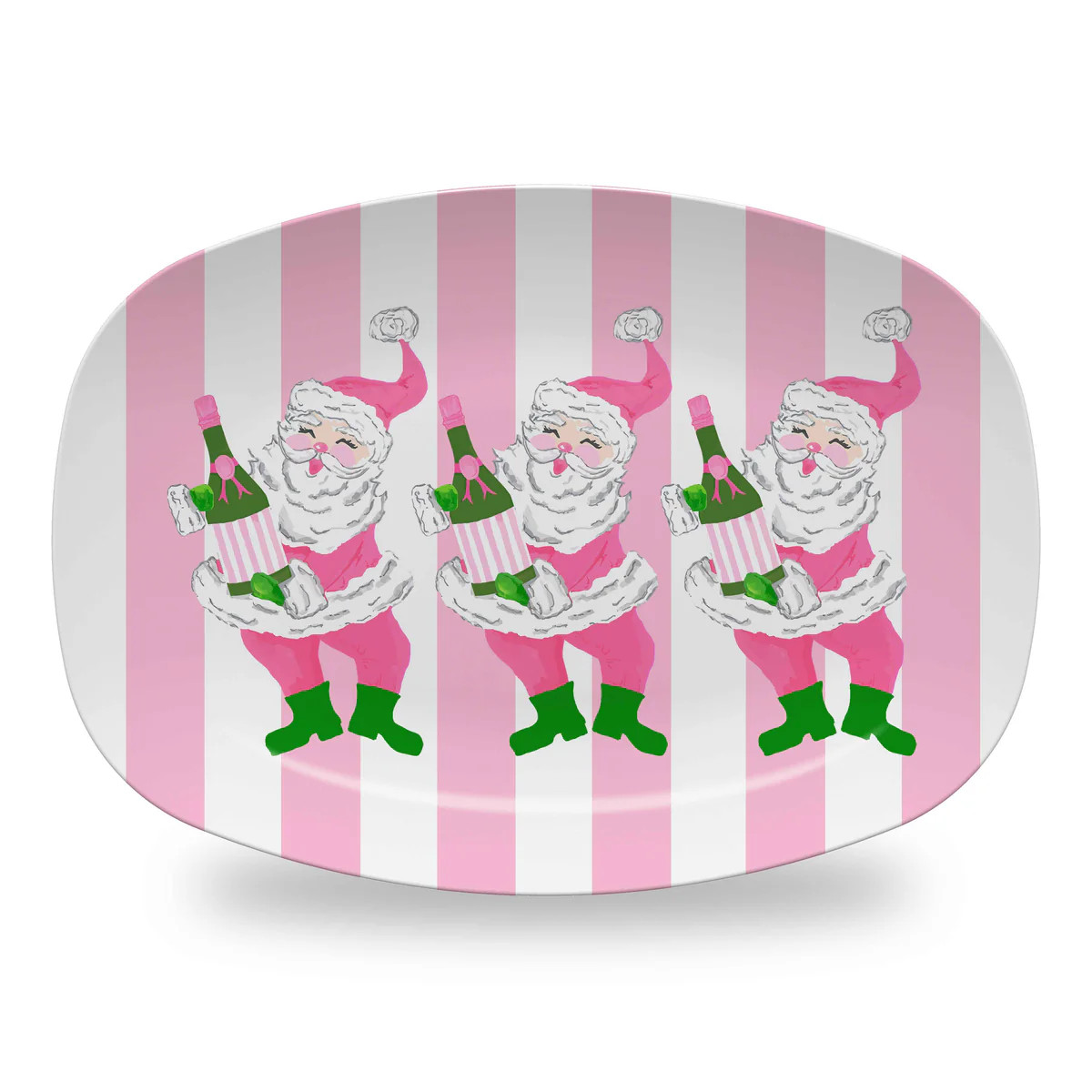 Prosecc-Ho-Ho-Ho Personalized Melamine Platter | Taylor Beach Design