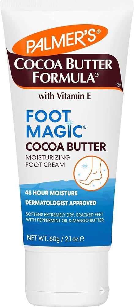Palmer's Cocoa Butter Formula Foot Magic Moisturizing Foot Cream for Dry, Cracked Heels, Feet Moi... | Amazon (US)