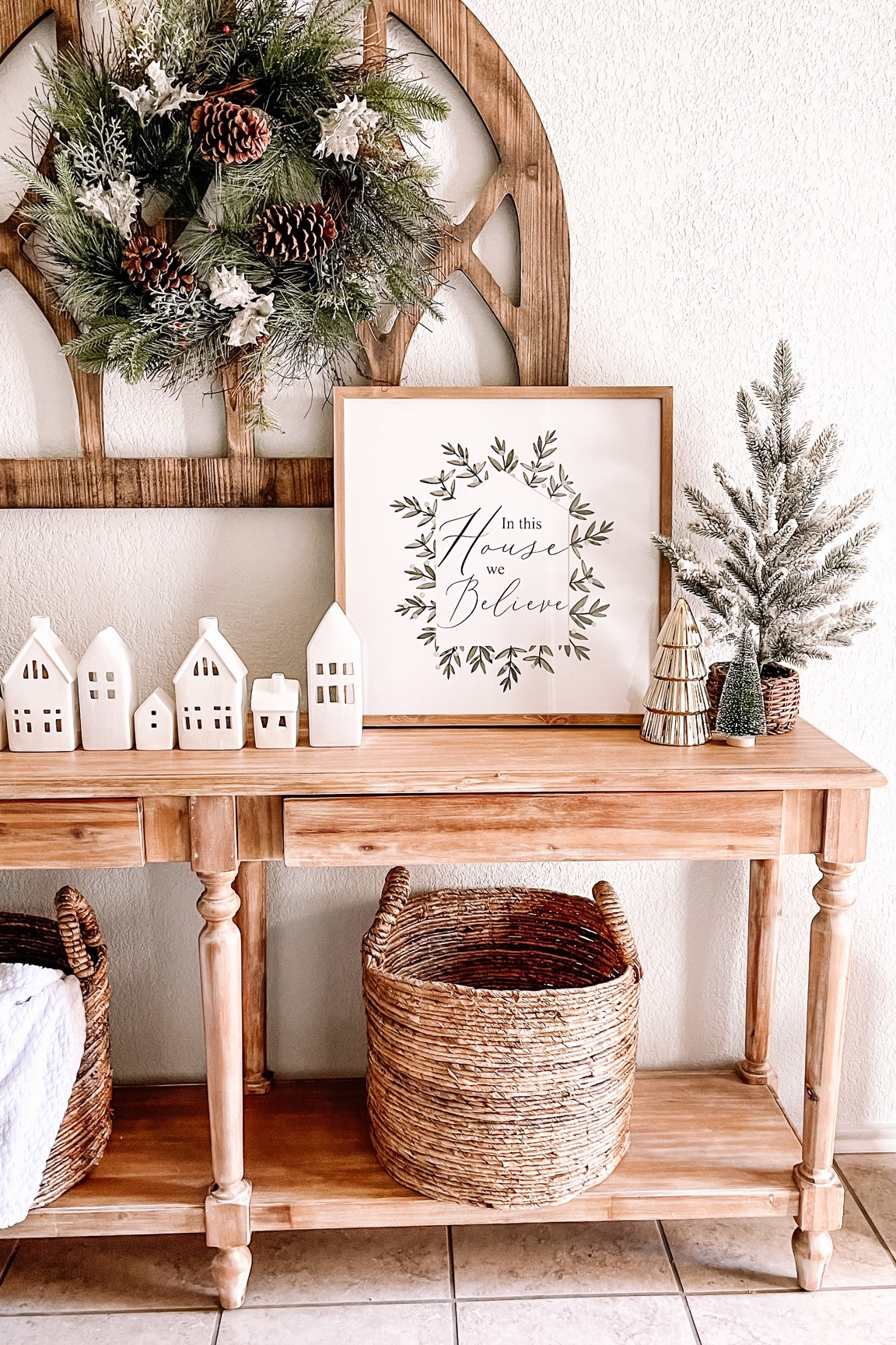 Christmas entry way #worldmarket 

#LTKHoliday #LTKSeasonal