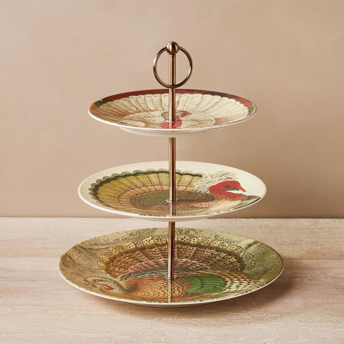 3 Tier Fall Turkey Serving Tray - John Derian for Target | Target