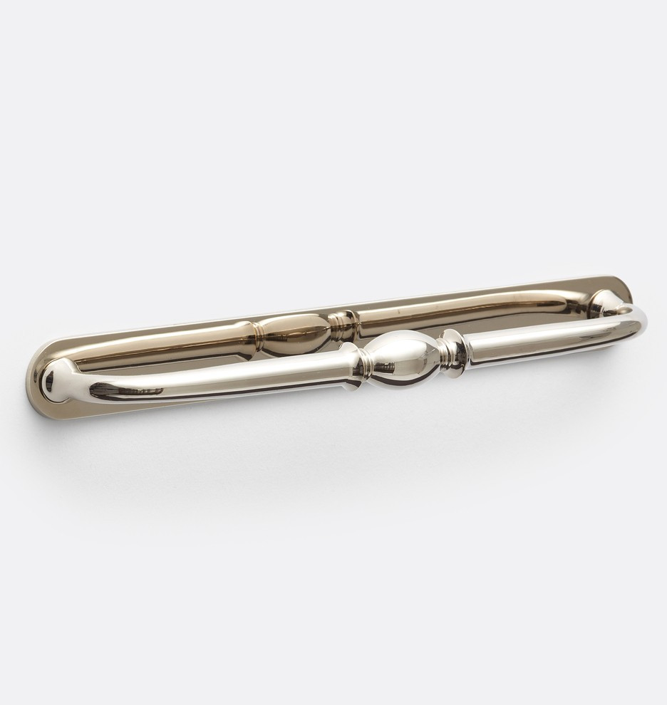 Opal Drawer Pull with Rounded Rectangle Backplate | Rejuvenation