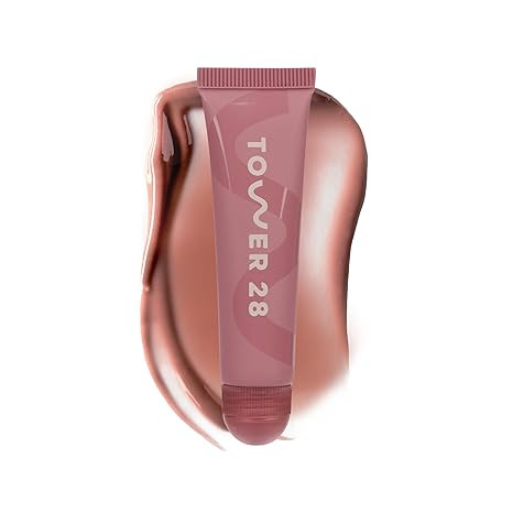 Tower 28 LipSoftie Tinted Lip Balm Treatment - Hydrating Glossy Balm + Overnight Lip Mask with Jo... | Amazon (US)