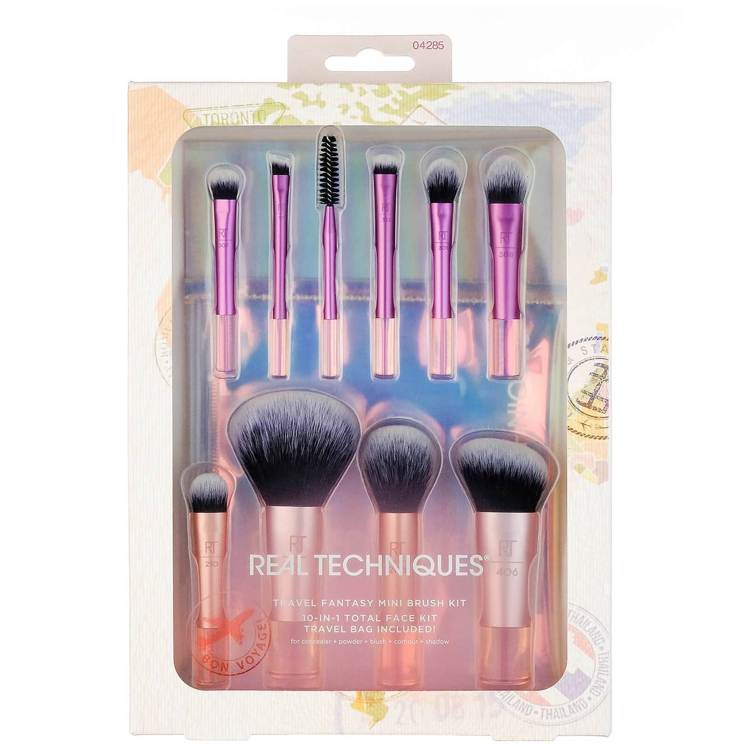 Real Techniques Travel Fantasy Mini Brush Set (Worth £41.91) | Look Fantastic (ROW)