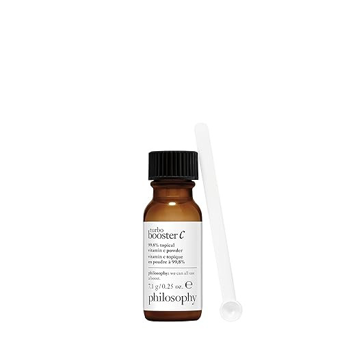 philosophy Turbo Booster c 99.8% Topical Vitamin C Powder, 0.25 Oz       Add to Logie | Amazon (US)