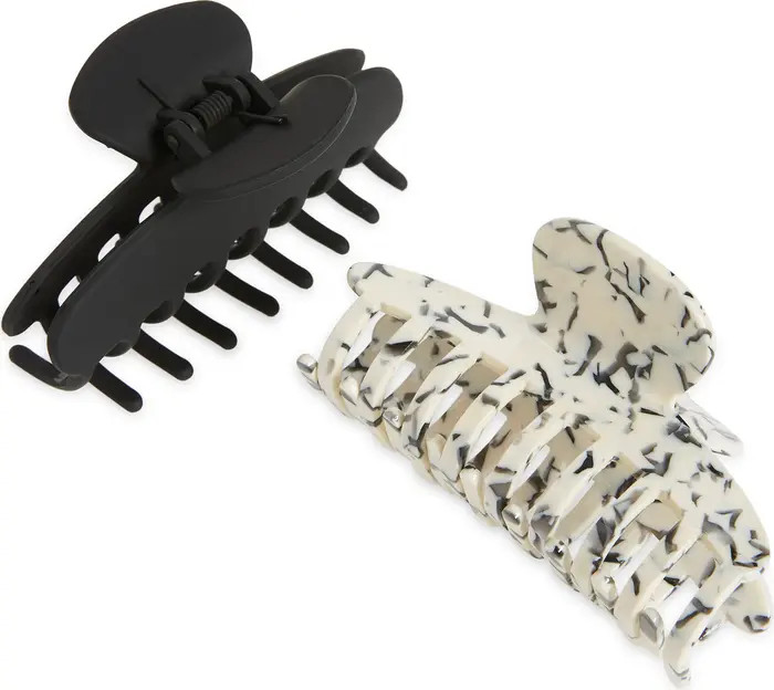 Tasha Assorted 2-Pack Large Matte Jaw Clips | Nordstrom | Nordstrom