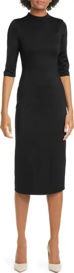 Delora Fitted Mock Neck Dress | Nordstrom