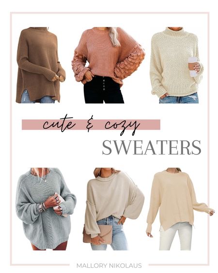 Amazon sweaters for a cozy, comfy season!

#LTKunder50 #LTKstyletip #LTKSeasonal