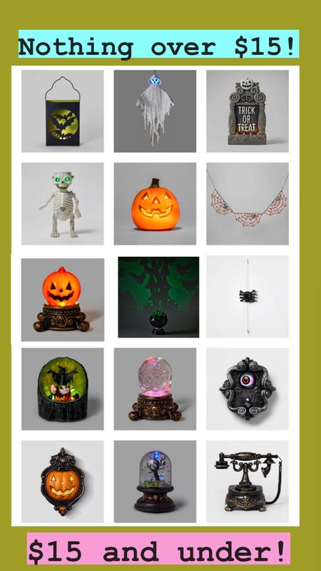 Nothing over $15 and these are truly some of our very favorite Halloween items! 

#LTKSeasonal #LTKfindsunder50 #LTKhome