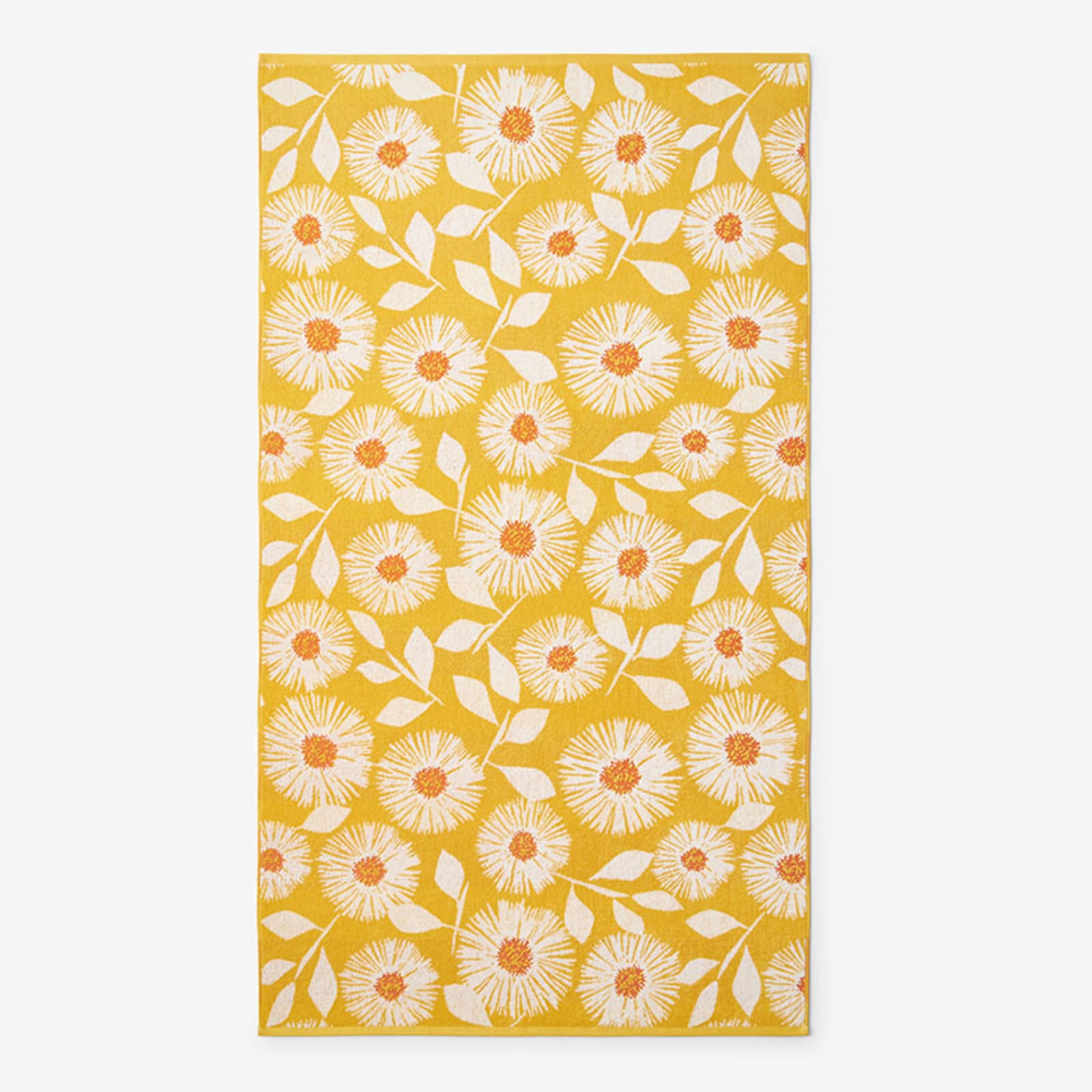 Cotton Terry Beach Towel - Floral | The Company Store
