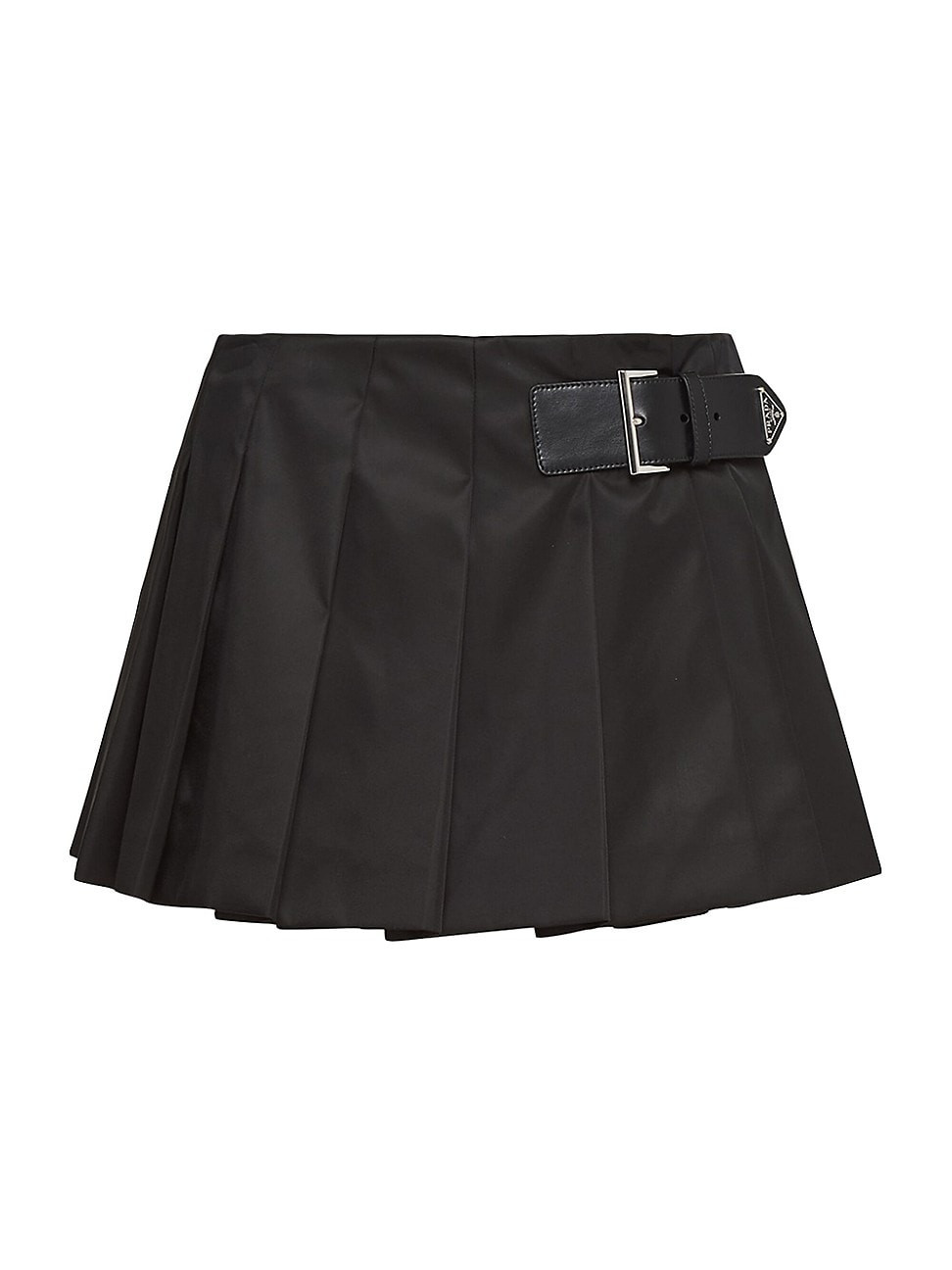 Women's Pleated Re-Nylon Miniskirt - Black - Size 8 | Saks Fifth Avenue
