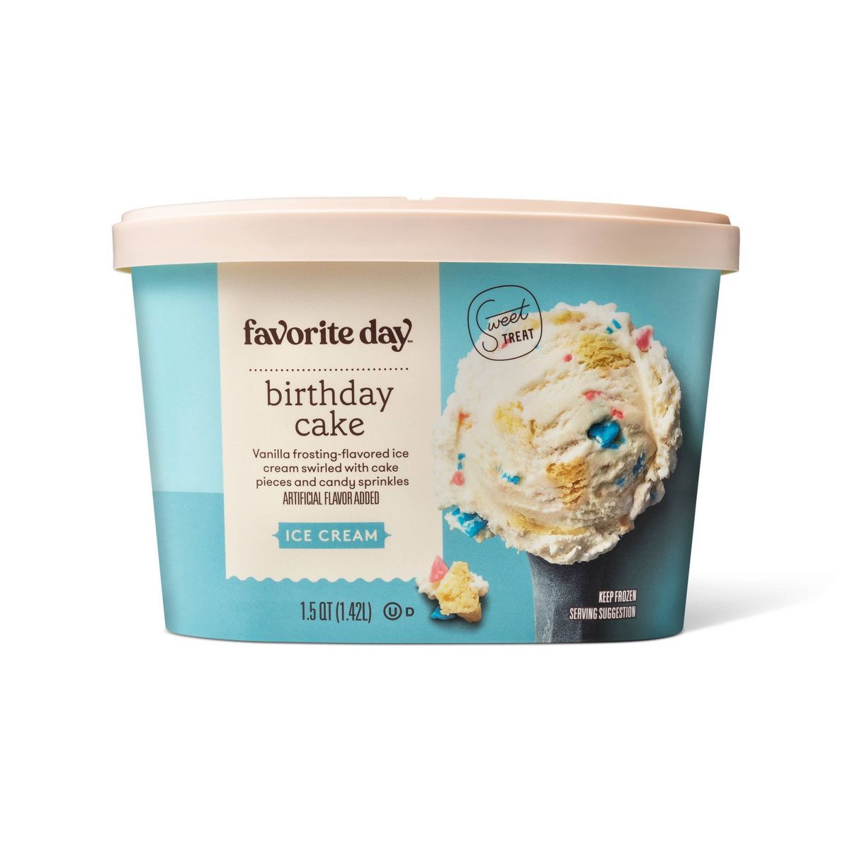 Birthday Cake Ice Cream - 1.5qt - Favorite Day™ | Target