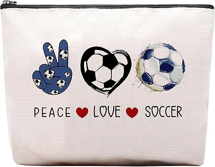 Soccer Cosmetic Bag for Women - Coach & Team Gifts for Soccer Lovers & Fans | Amazon (US)