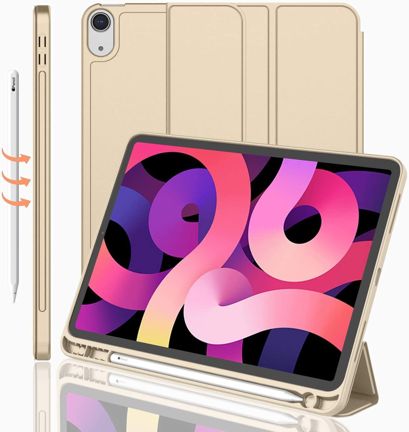 iMieet New iPad Air 5th Generation Case 2022/iPad Air 4th Generation Case 2020 10.9 Inch with Pen... | Amazon (US)