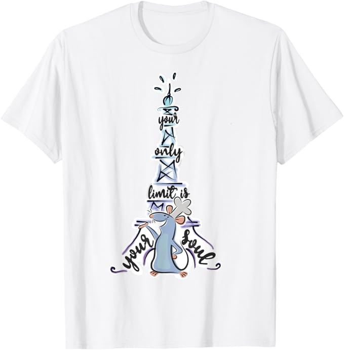 Disney Pixar Ratatouille Remy Your Only Limit Is Your Soul T-Shirt | Amazon (US)
