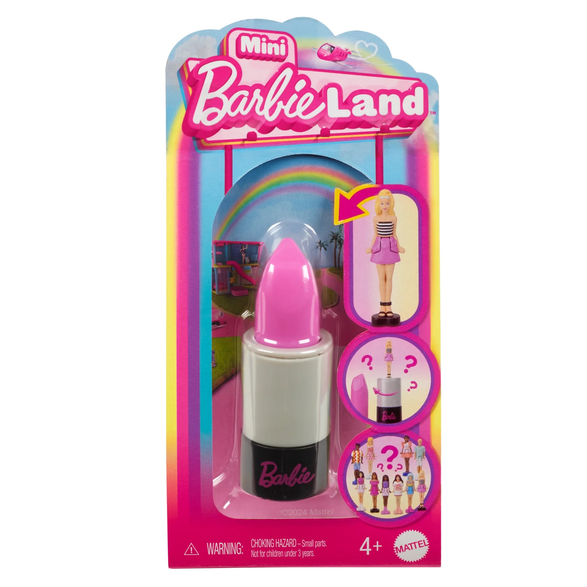 Barbie Mini BarbieLand Fashionistas Dolls, 1.5-inch Dolls in Lipstick Tube, Surprise Reveal (Styl... | Walmart (US)
