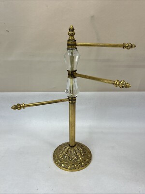 Vintage Hollywood Regency 3-Arm Gold Hand Towel Holder Stand Counter Top 18”  | eBay | eBay US