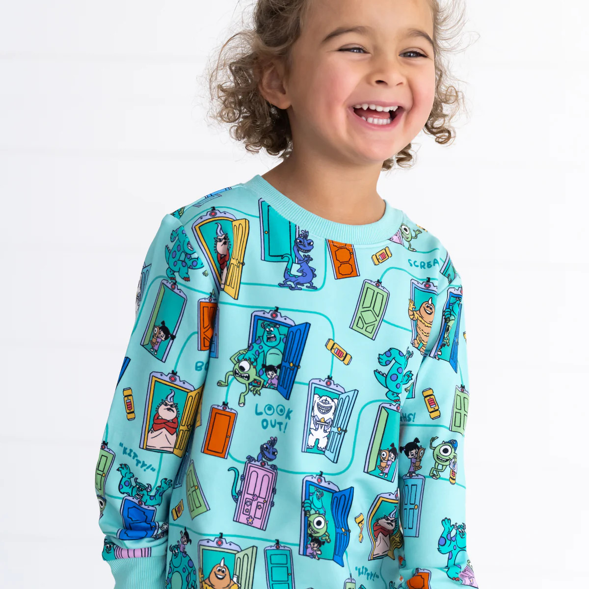 Disney Monsters, Inc. Scream Team Crewneck Sweatshirt | Little Sleepies