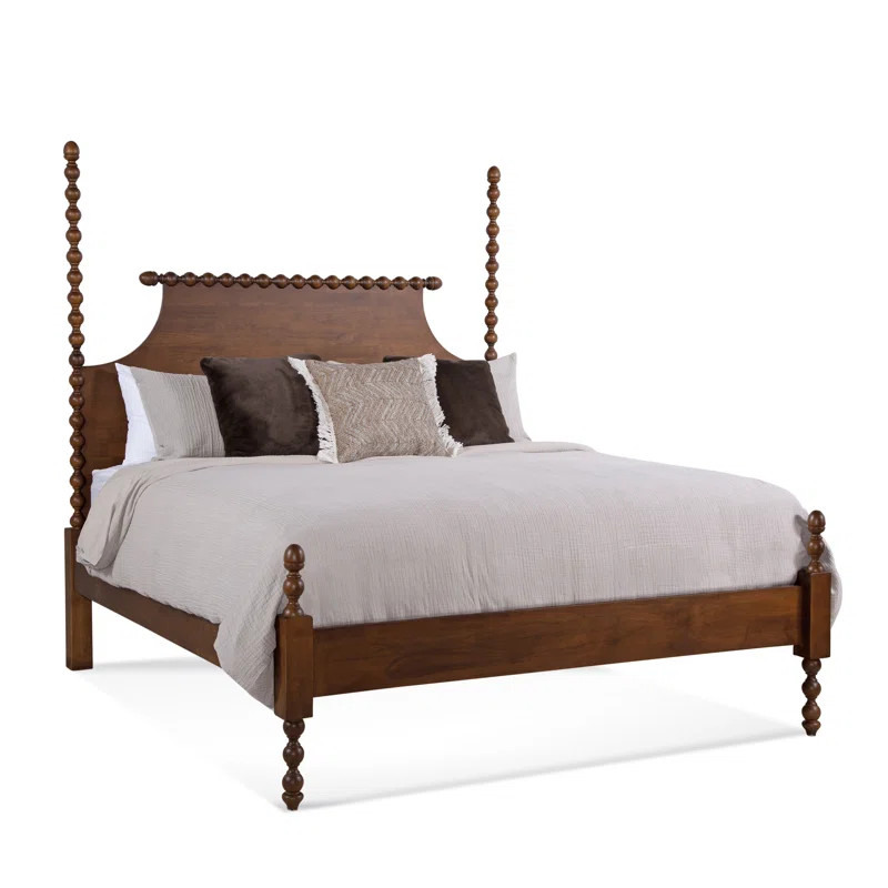 Mary Spindle Four Post Bed | Wayfair North America