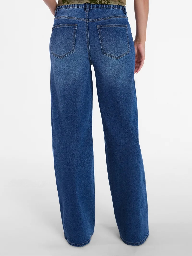 Madden NYC Women\u2019s Ultra 90\u2019s Straight Leg Jeans, 32\u201d Inseam, Sizes XXS-XXL | Walmart (US)