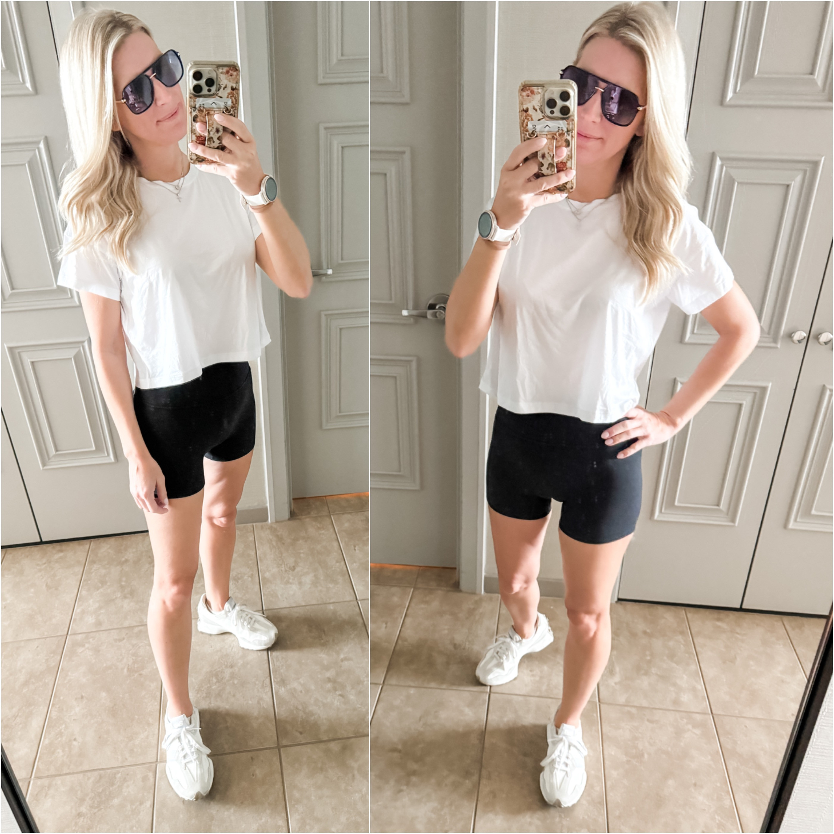 comfy everyday outfit great for errands or working out! wearing size S in both 5'3/105lbs #founditonamazon #amazonfashion #over40fashion #outfit #easyoutfit #workout 

 #LTKActive #LTKOver40 #LTKTravel