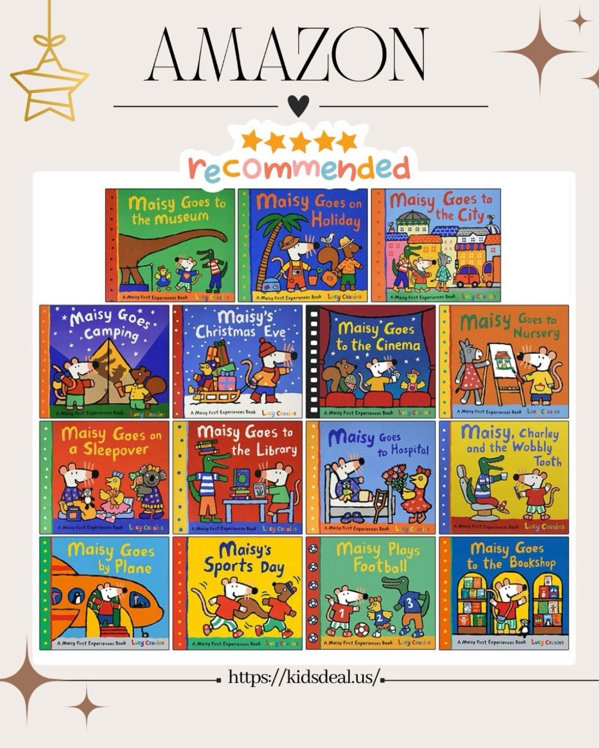 We love Lucy Cousin's Maisy books and this was a great deal to buy 15 books at this price. 


#amazon #kids book  

#LTKFamily #LTKFindsUnder50 #LTKKids