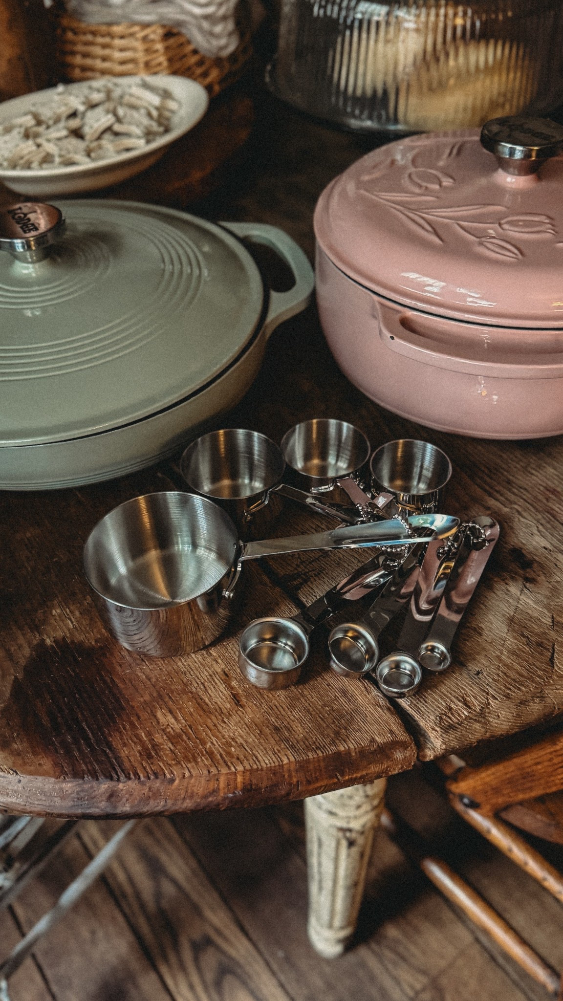 Simple kitchen staples that get used every single day in our home 🤍

Good measuring cups matter when you’re baking with fresh milled flour, doubling bread recipes, or putting up jars of broth and sauce. Accurate measurements mean consistent loaves, tender muffins, and recipes that turn out the way they should.

And a good Dutch oven? That’s where the magic happens. Boules with crackly crusts, slow-simmered soups, roasts that fall apart, and meals that stretch across a busy homestead week.

These are the quiet workhorses in my kitchen. Nothing trendy. Just tools that earn their place on the counter. 

#LTKHome #LTKSpringSale #LTKfoodie
