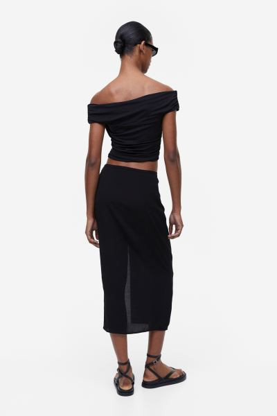 Crêped High-slit Skirt | H&M (US + CA)