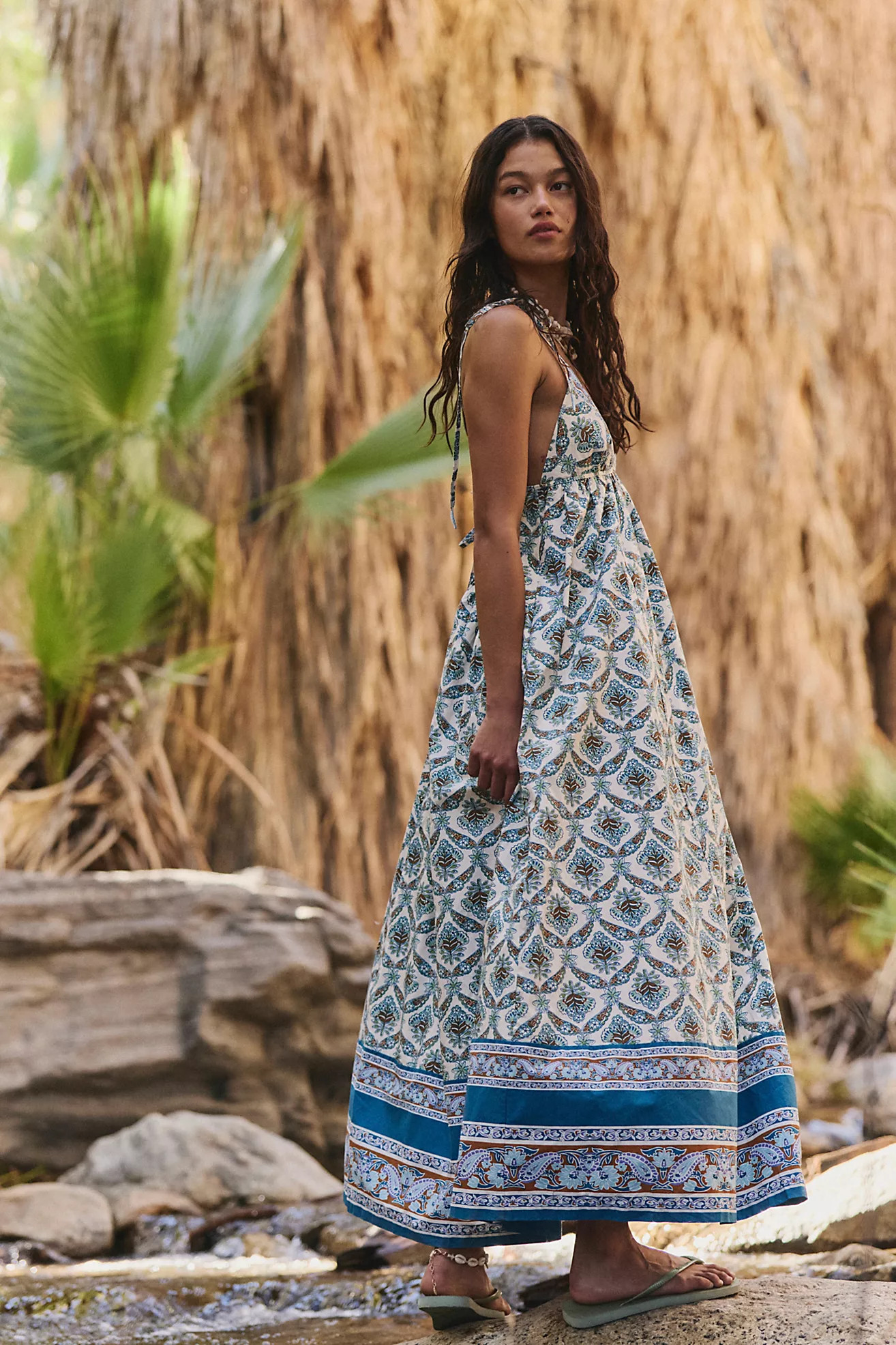 Sorrento Stroll Printed Maxi Dress | Free People (Global - UK&FR Excluded)